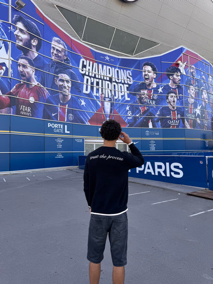 'Trust the Process' Black jumper