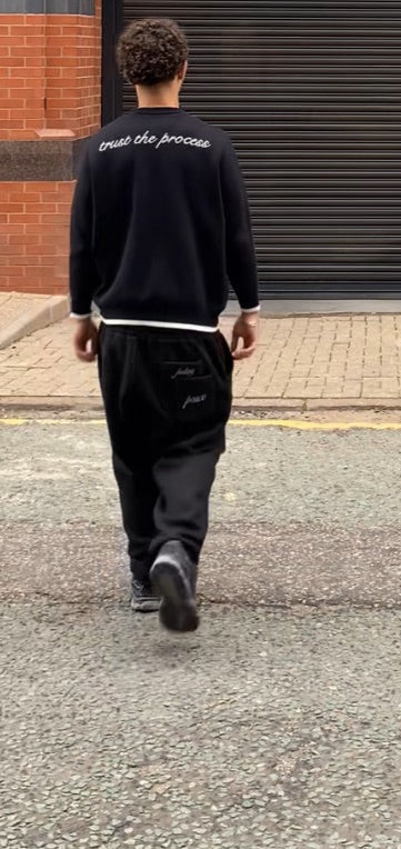 'Trust the Process' Black tracksuit