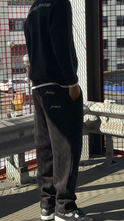 'Trust the Process' Black tracksuit